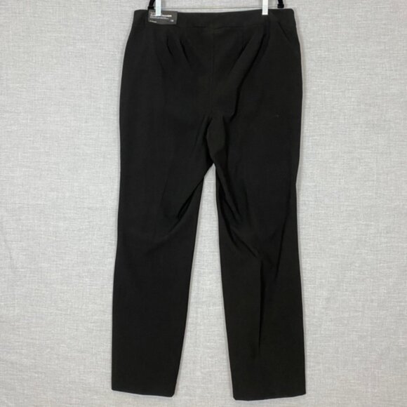 Lane Bryant Pants NEW Womens 18T Black Classic Trousers Tailored Stretch Pockets - Picture 3 of 14